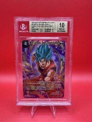 Bandai 2025 Masters Prismatic Clash SSB Son Goku BT28-112 SPR Foil BGS 10