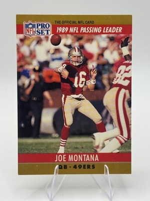 1990 Pro Set FACT Cincinnati #8 Joe Montana