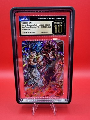 Bandai Gogeta: BM BM12-LSEC Big Bang Mission 12 Ultra Rare Holo CGC 10