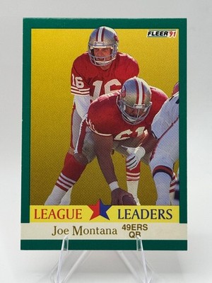 1991 Fleer #408 Joe Montana