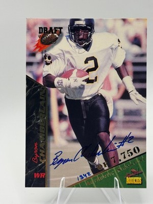 1995 Signature Rookies #17 Byron Chamberlain Autographs #/7750