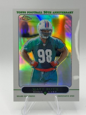 2005 Topps Chrome #235 Matt Roth Refractors