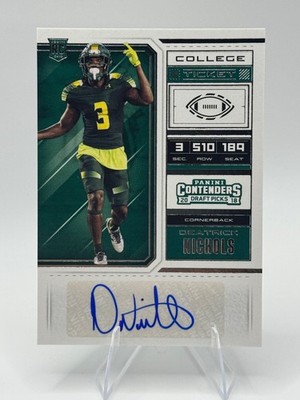 2018 Panini Contenders Draft Picks #259 Deatrick Nichols