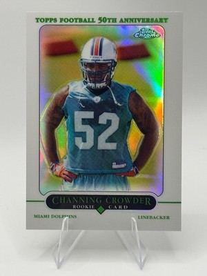 2005 Topps Chrome #258 Channing Crowder Refractors