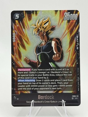 Bardock -(SR)- FB08-112 - Dragon Ball Fusion World, Saiyan's Pride