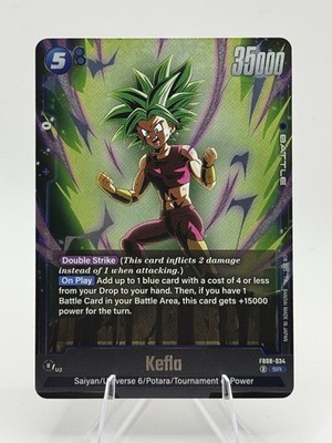 Kefla FB08-034 Super Rare - Dragon Ball Super Fusion World Saiyan Pride