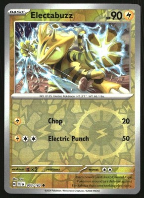 Electabuzz Reverse Holo Common SV05: Temporal Forces 053/162 NM