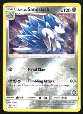Alolan Sandslash Holo Promo SM Promos SM127 MP