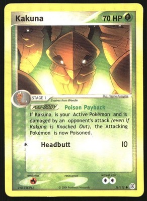 Kakuna Uncommon EX FireRed & LeafGreen 36/112 MP
