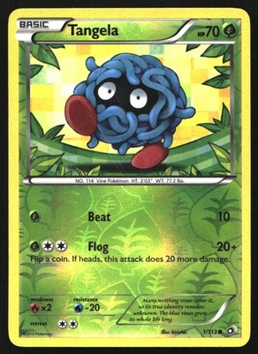 Tangela Common Legendary Treasures 1/113 MP