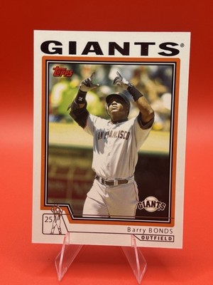 2004 Topps Traded and Rookies Barry Bonds #T221 Baseball Card MLB San Francisco!