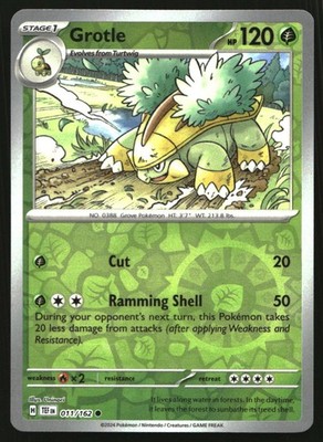 Grotle 011 162 Reverse Holo Common SV05: Temporal Forces 011/162 NM