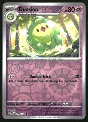 Duosion Reverse Holo Common SV05: Temporal Forces 071/162 NM