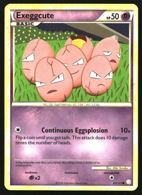 Exeggcute Common HeartGold SoulSilver 63/123 LP