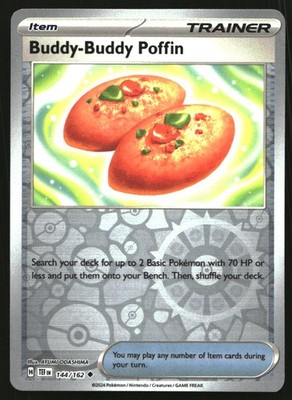 Buddy Buddy Poffin Reverse Holo Common ME: Ascended Heroes 184/217 NM