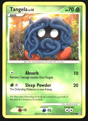 Tangela 76 Common Arceus 76/99 LP