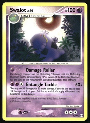 Swalot Reverse Holo Holo Rare Arceus 9/99 NM