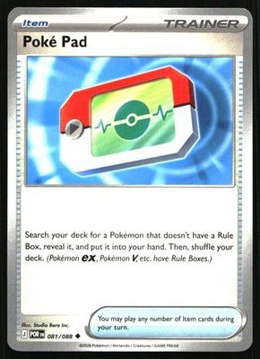 Poke Pad 081 088 Uncommon ME03: Perfect Order 081/088 NM