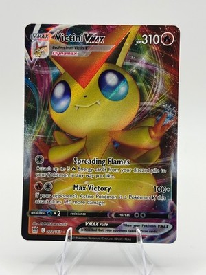 Victini VMAX Holo Ultra Rare SWSH05: Battle Styles 022/163 NM