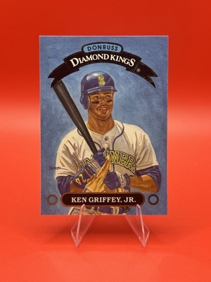 Donruss 1993 Diamond Kings Ken Griffey Jr Seattle Mariners Insert #DK-1