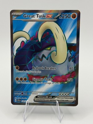 Great Tusk ex Holo Ultra Rare SV01: Scarlet & Violet Base Set 230/198 NM