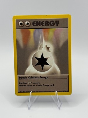 Double Colorless Energy Unlimited Uncommon Base Set (Shadowless) 096/102 NM