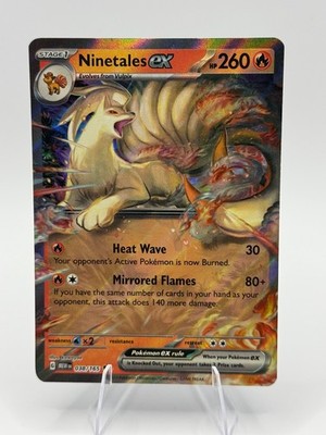 Ninetales ex Holo Double Rare SV: Scarlet & Violet 151 038/165 NM