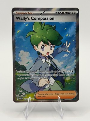 Pokémon Wally’s Compassion 176/159 Full Art Hyper Rare Journey Together NM/M