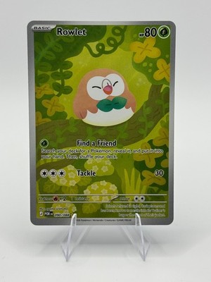 Rowlet 090/088 Illustration Rare Pokémon TCG Paradise Dragona SV NM/M English