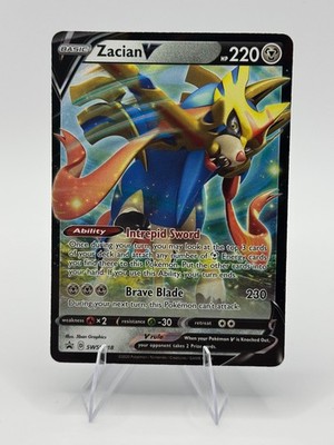 Zacian V SWSH018 Black Star Promo Pokémon TCG Holo Ultra Rare NM English