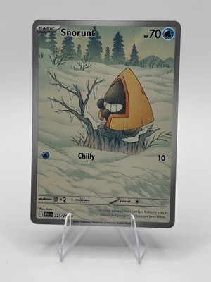 Snorunt 227/187 Illustration Rare Pokemon Scarlet & Violet Black Bolt NM