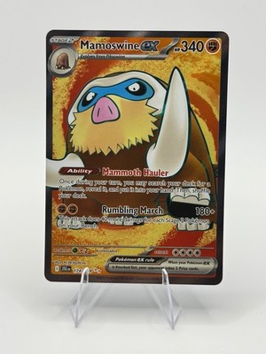 Mamoswine ex 174/159 Ultra Rare Pokemon Scarlet & Violet Journey Together NM