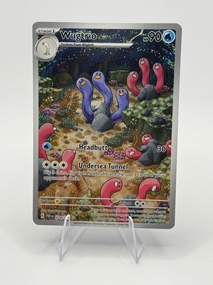 Wugtrio 224/091 Illustration Rare Pokemon Scarlet & Violet Paldean Fates NM