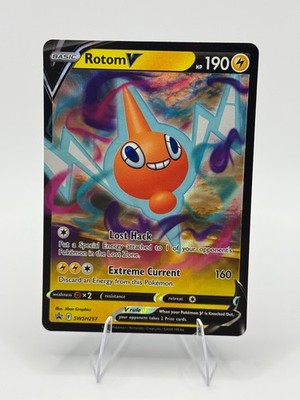 Rotom V SWSH257 Black Star Promo Pokemon Sword & Shield Holo Ultra Rare NM