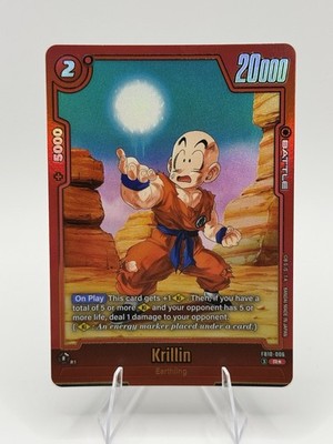 Krillin FB10-006 Alt Art Cross Force Dragon Ball Fusion World