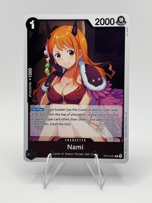 Nami R The Time of Battle OP16-091 NM