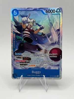 Buggy (048) Foil SR The Time of Battle OP16-048 NM