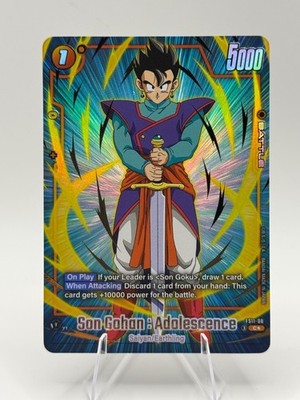 Son Gohan: Adolescence - (Gold) Common Starter Deck EX: The Phase of Evolution F