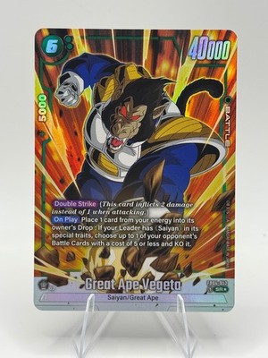 Great Ape Vegeta (Alternate Art) Holo Super Rare Ultra Limit FB04-052 NM