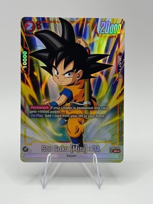 Son Goku (Mini): DA (Alternate Art) Holo Super Rare Ultra Limit FB04-012 NM