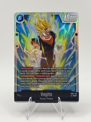 Vegito Holo Secret Rare Ultra Limit FB04-130 NM