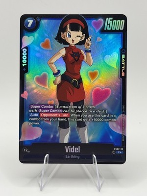 Videl (Bonus Pack Alternate Art) Holo Common Starter Deck 2: Vegeta FS02-10 NM