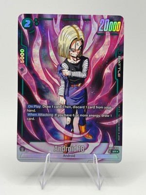 Android 18 – (Alternate Art) Holo Super Rare Awakened Pulse FB01-079 NM