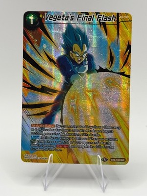 Vegeta's Final Flash Foil Iconic Attack Rare Theme Selection: History of Vegeta