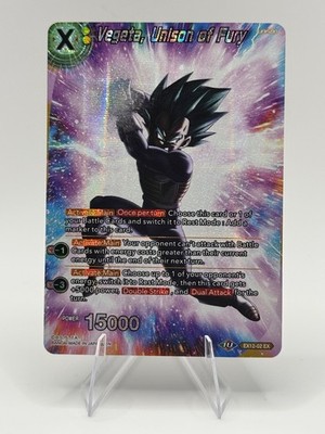 Vegeta, Unison of Fury Foil Expansion Rare Theme Selection: History of Vegeta EX