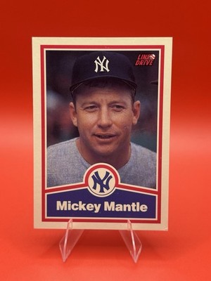 1991 Line Drive Baseball Mickey Mantle Singles-