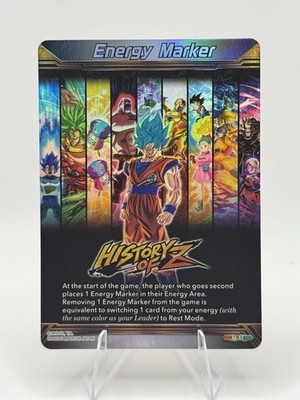 Dragon Ball Super Energy Marker M-51 History of Z Holo NM TCG