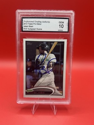 2012 Topps Pro Debut #197 Jabari Blash SIGNED auto autograph PGA Gem 10