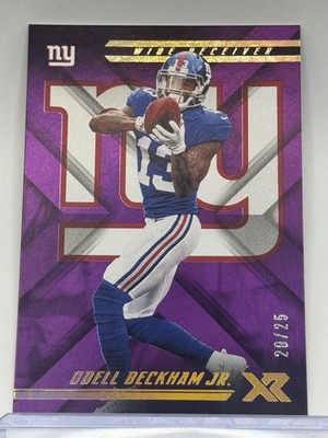 2018 Panini XR #53 Odell Beckham Jr. Purple #/25
