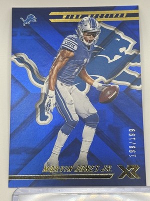 2018 Panini XR #65 Marvin Jones Jr. Blue #/199